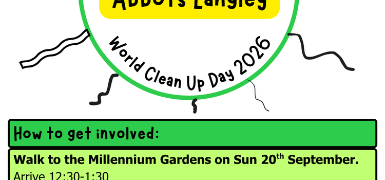 Community Litter Pick for World Clean Up Day – Sunday 20th September